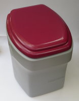 Komposttoilette Reisetoilette 12 Liter rot